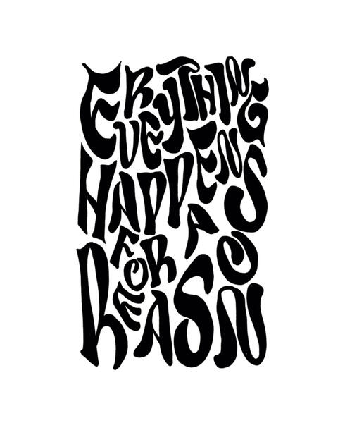 "Everything happens for a reason." Comissionned, sketched first, then finished in Procreate.