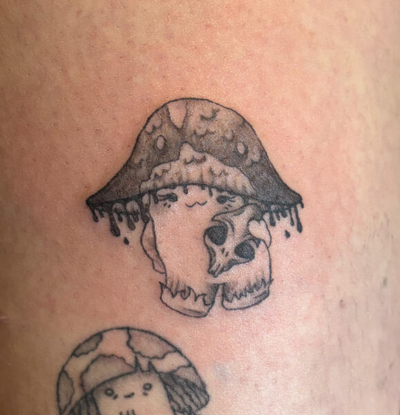 Rat skull mushroom