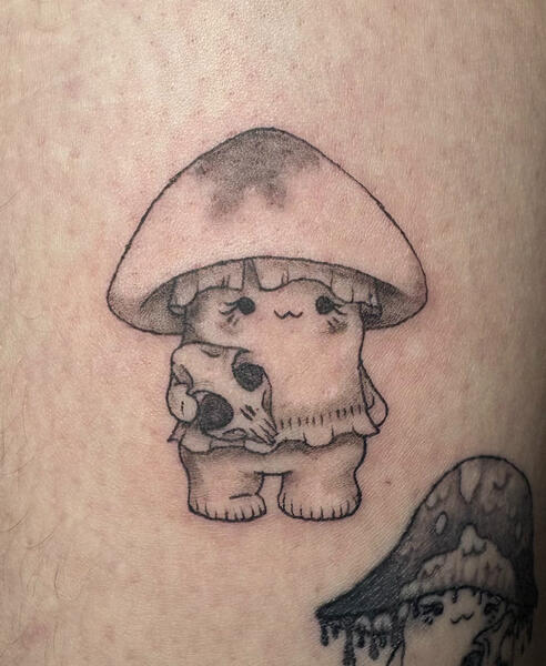 Rat skull mushroom