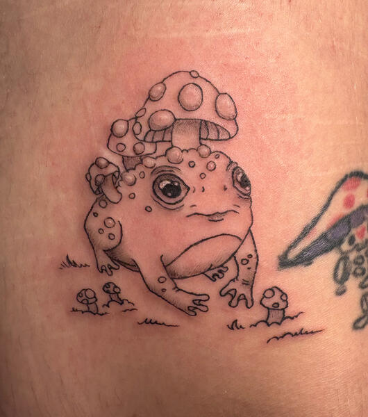 Mushroom toad