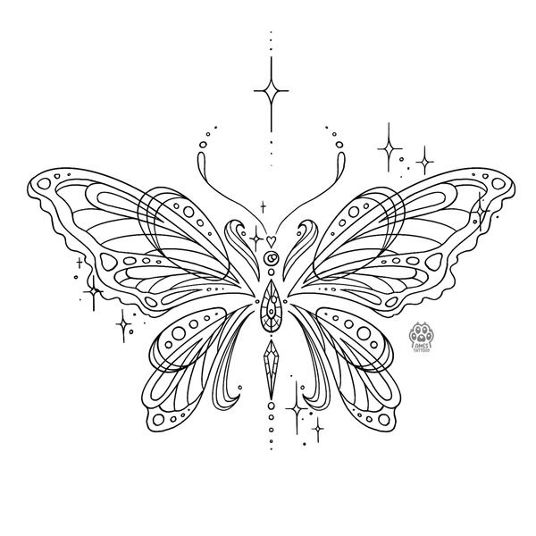 Gem Butterfly - P7B