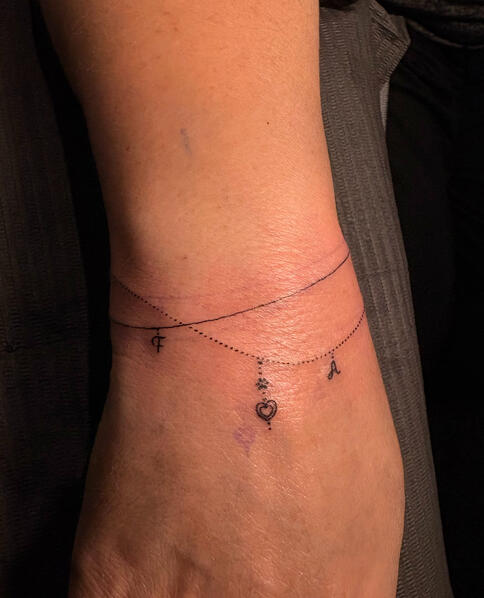 Initial bracelet